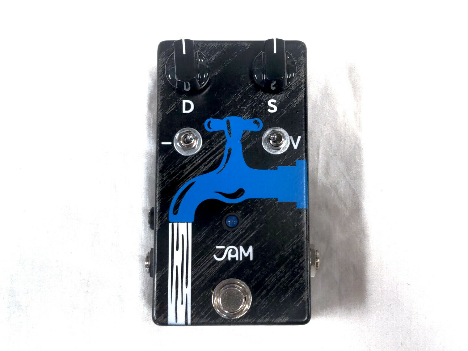 JAM Pedals WaterFall Bass analog chorus pedal with hand-painted faucet artwork