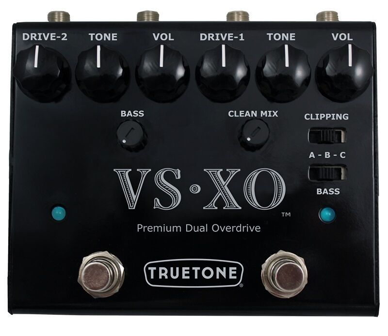 Truetone V3 VS-XO dual overdrive guitar pedal top view