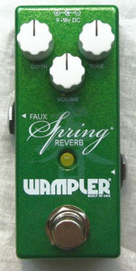 Used Wampler Mini Faux Spring Reverb Guitar Effects Pedal
