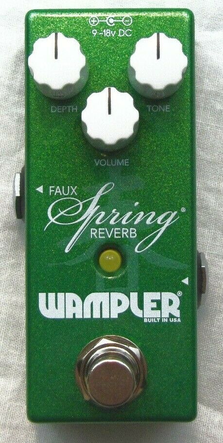 Used Wampler Mini Faux Spring Reverb Guitar Effects Pedal