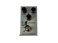 J Rockett Archer overdrive boost pedal — front view silver enclosure