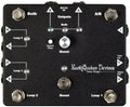Earthquaker Devices Swiss Things pedalboard reconciler — black enclosure top view