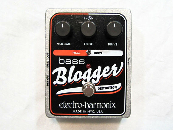 Used Electro-Harmonix EHX Bass Blogger Distortion/Overdrive Bass Effects Pedal
