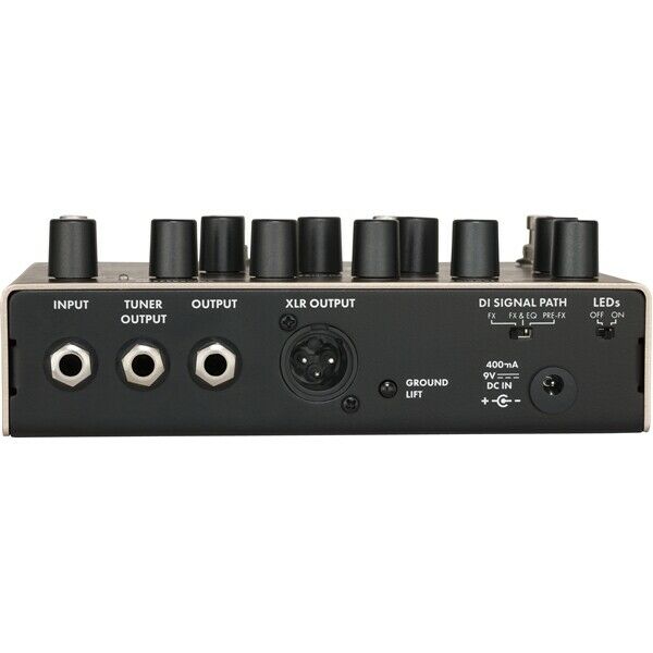 Fender Downtown Express bass multi-effect pedal — angled view