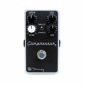Keeley Compressor Plus guitar pedal - black face with silver chassis