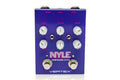 Vertex Nyle Compressor Preamp pedal — purple enclosure front view