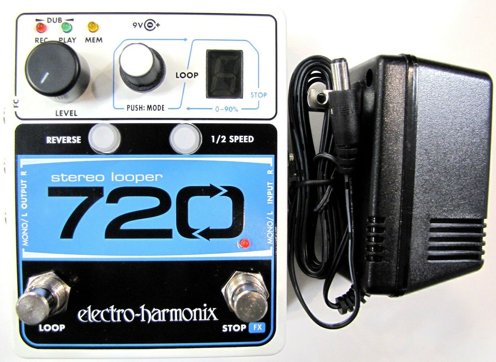 Used Electro-Harmonix EHX 720 Stereo Recording Looper Guitar Effects Pedal