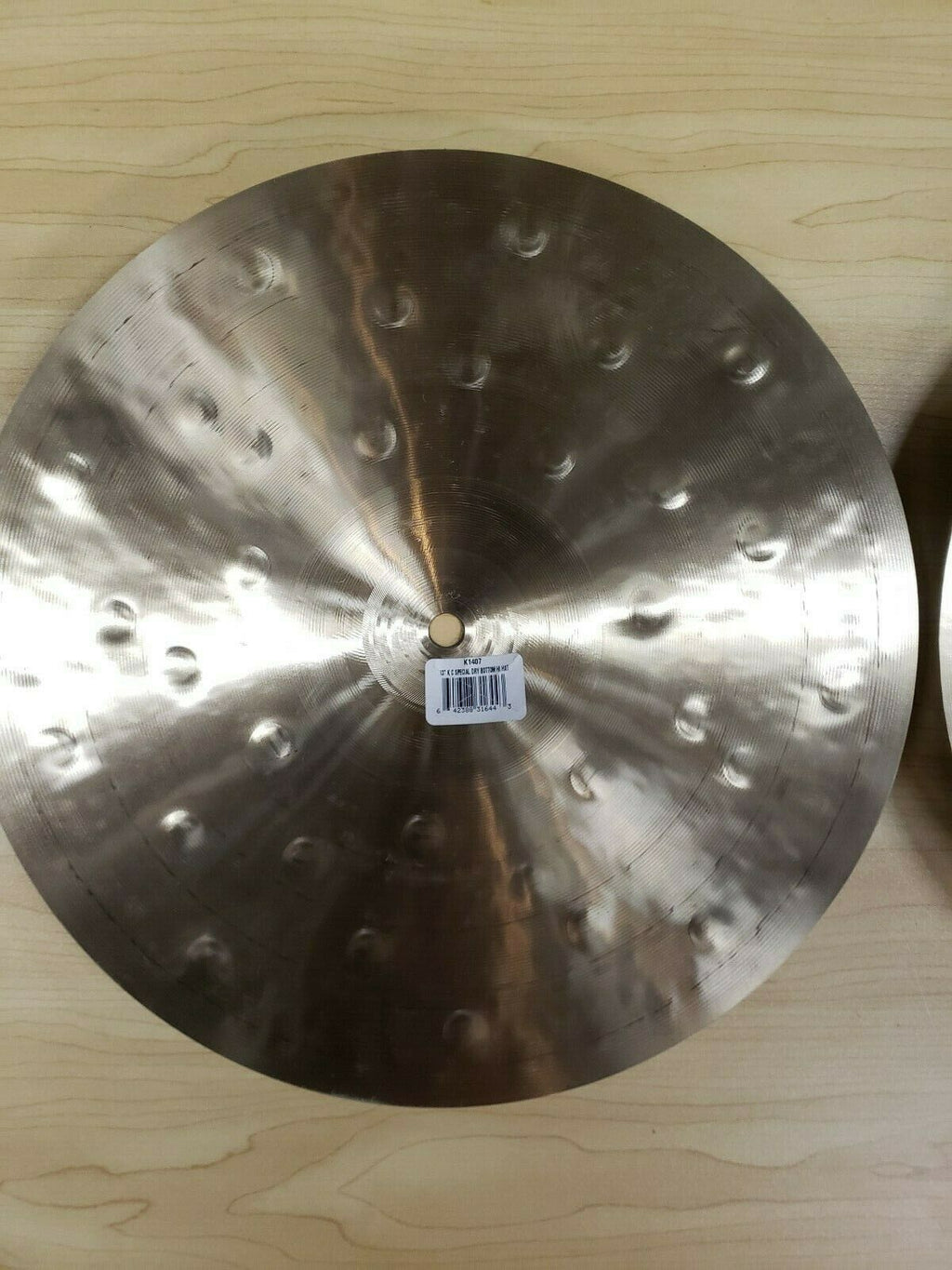 Zildjian K Custom Special Dry hi hat cymbal lathing