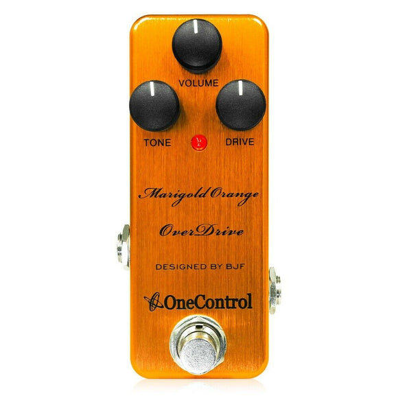 New One Control Marigold Orange Overdrive Guitar Effects Pedal