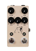 JHS Kodiak Tremolo guitar pedal, tan body with black knobs, front view