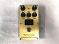Vox Valvenergy Copperhead Drive distortion pedal — gold top panel view