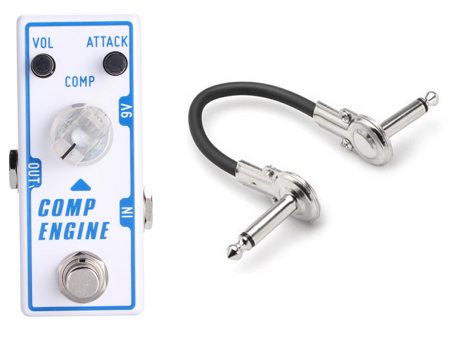 New Tone City T13 Comp Engine compressor pedal with patch cable