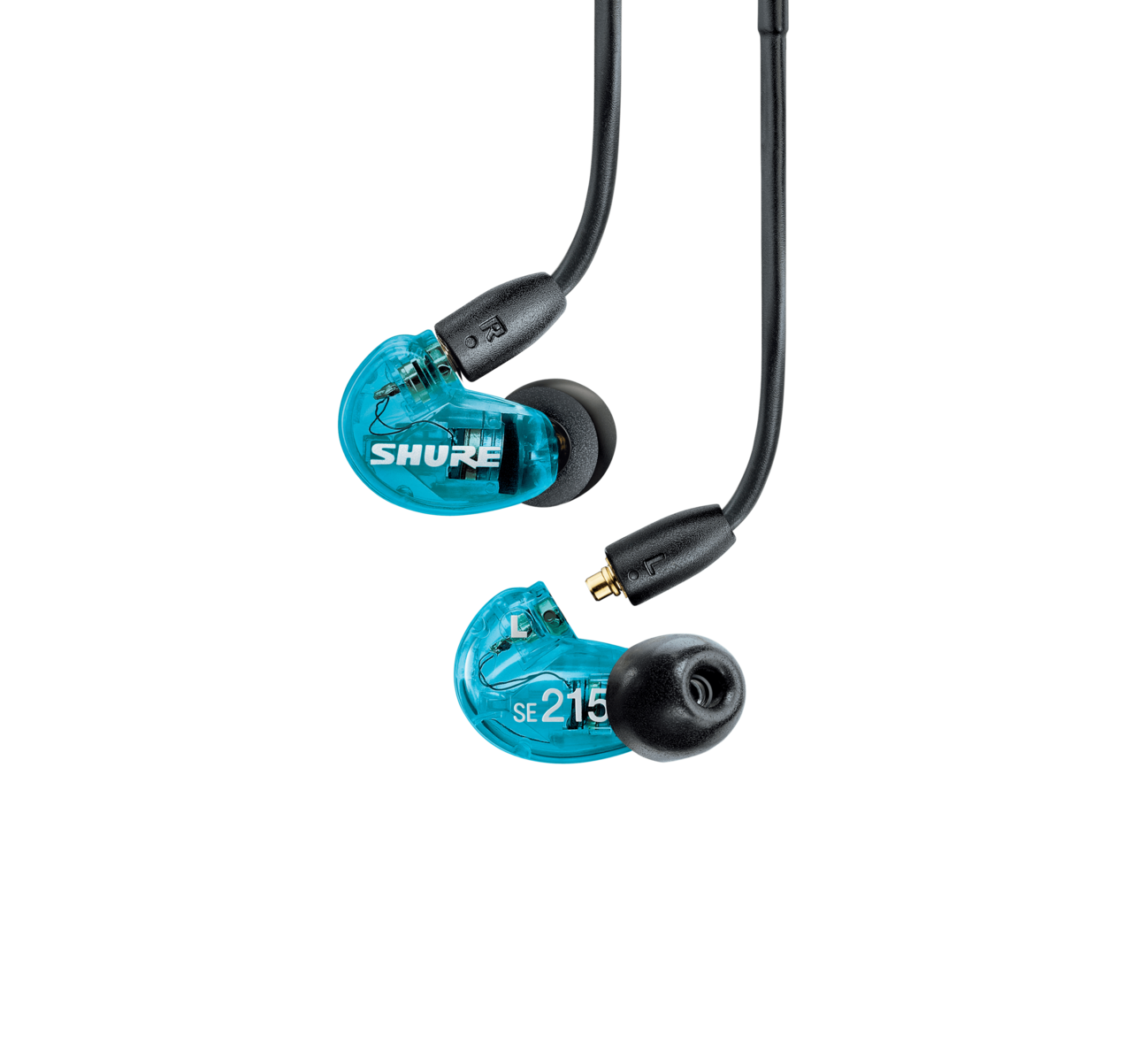 Shure AONIC 215 blue earphones with detachable cable