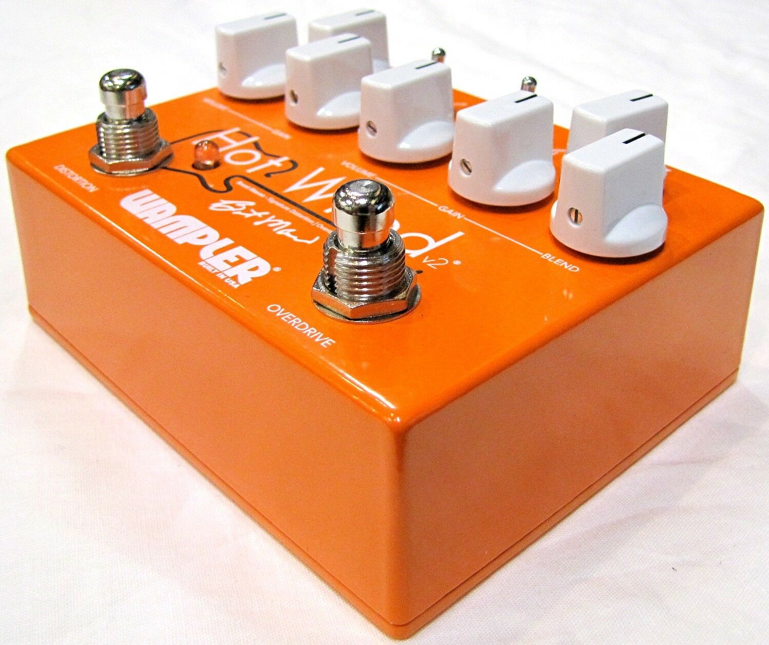 Used Wampler Brent Mason Signature Hot Wired V2 Overdrive Guitar Effects Pedal