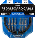 New Boss BCK-12 Custom Solderless Pedalboard Patch Cable Kit