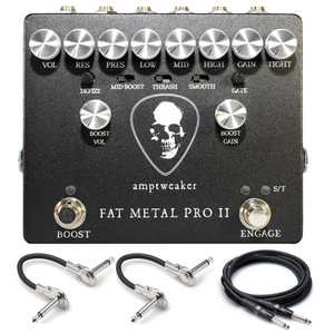 New Amptweaker Fat Metal Pro II Distortion Preamp Guitar Effects Pedal
