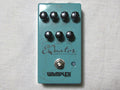 Used Wampler EQuator teal advanced audio equalizer pedal with bass, treble, mid level and frequency knobs