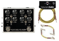 Darkglass Microtubes B7K Ultra V2 bass preamp pedal — black enclosure with included tweed cables