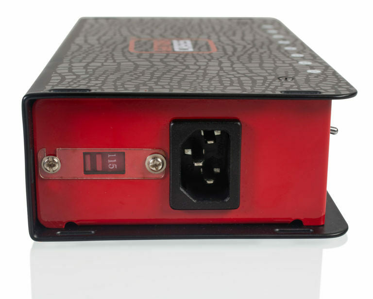Gator GTR-PWR-8 power supply — DIP switches and output labels