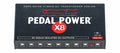 Voodoo Lab Pedal Power X8 black isolated power supply with eight 9V outputs, front view