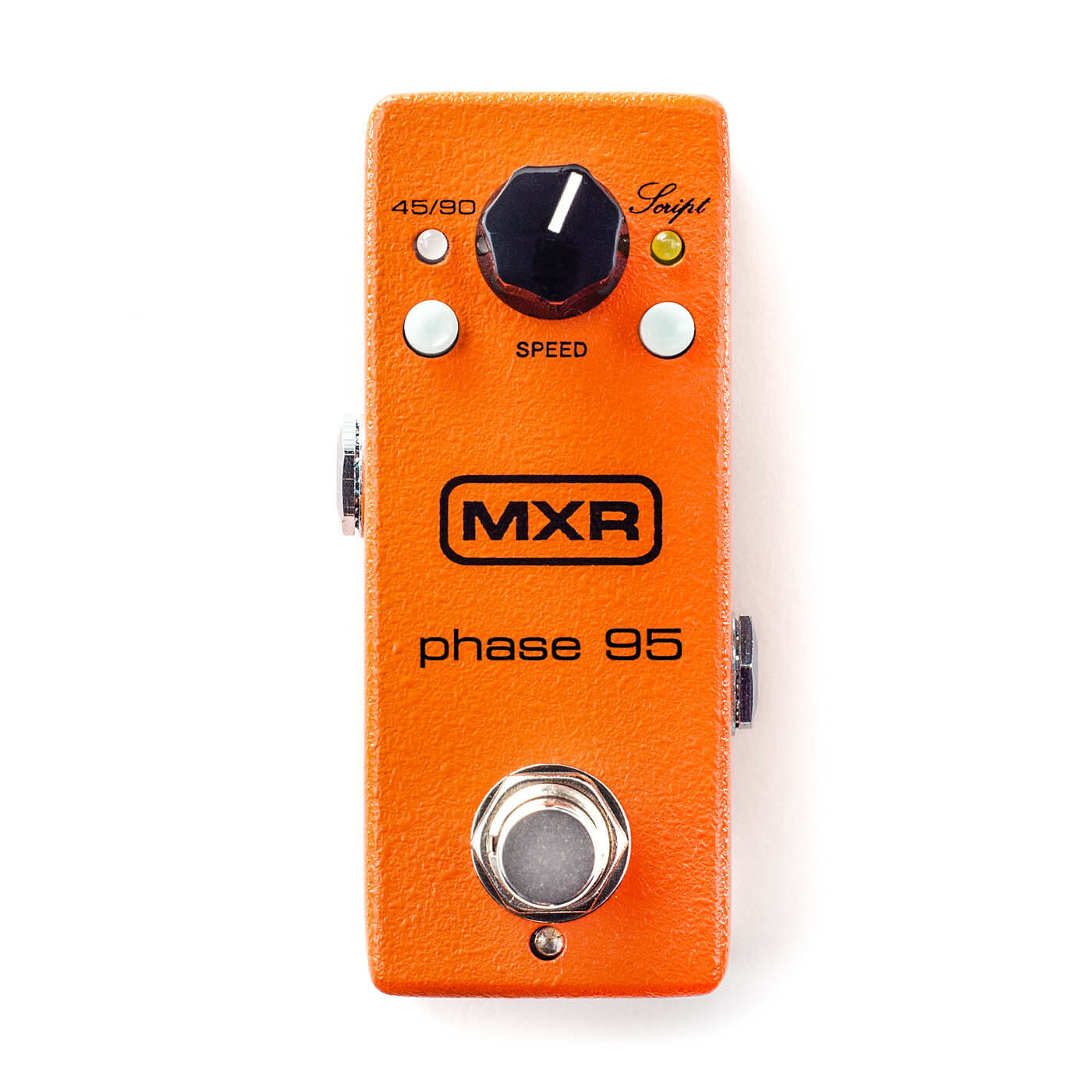 MXR M290 Phase 95 mini phaser pedal — orange enclosure with Speed knob and footswitch