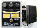 Electro-Harmonix Holy Grail Plus reverb pedal, black enclosure with power supply