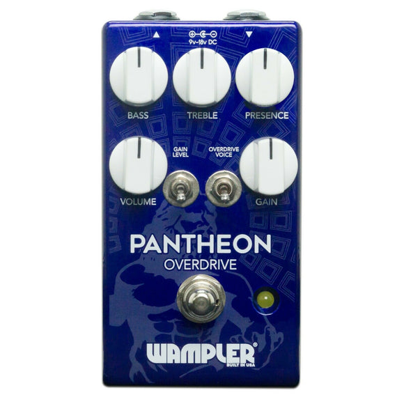 New Wampler Pantheon Overdrive Guitar Effects Pedal