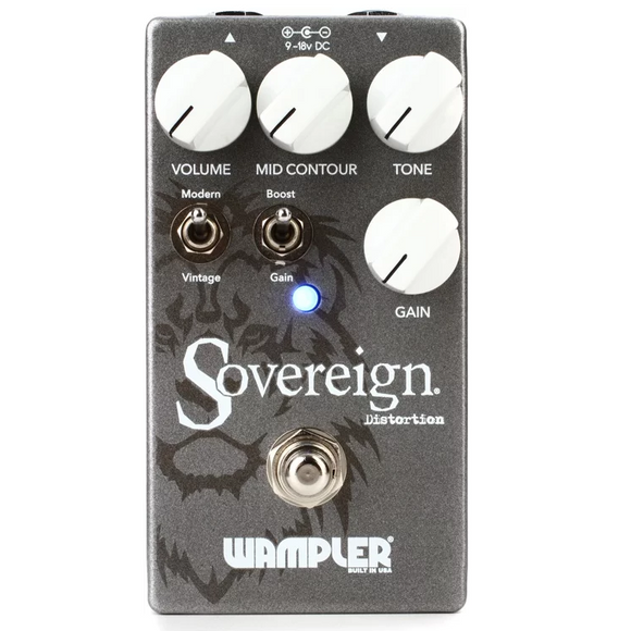 New Wampler Sovereign V2 Distortion Guitar Effects Pedal