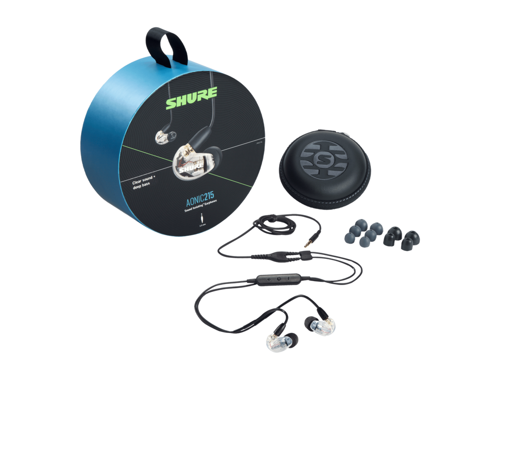 Shure AONIC 215 clear sound isolating wired earphones