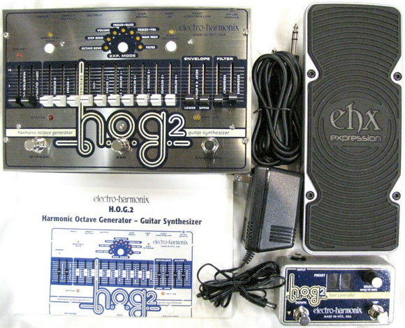 Used Electro-Harmonix EHX HOG 2 Harmonic Octave Generator Pedal w/Controller