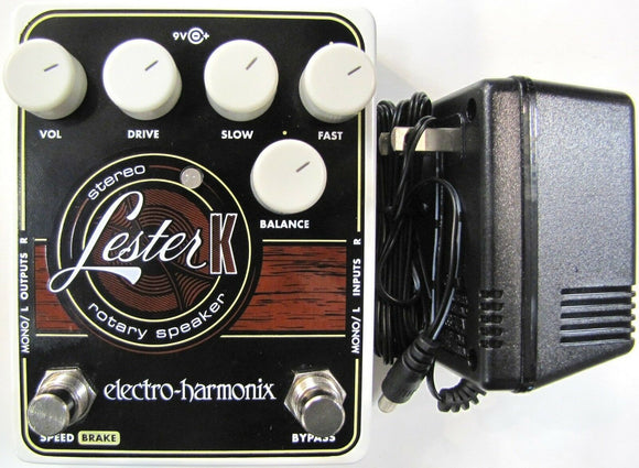 Used Electro-Harmonix EHX Lester K Stereo Rotary Speaker Guitar Effects Pedal