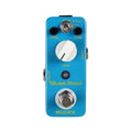 Mooer Blues Mood overdrive pedal - front, blue micro enclosure with Gain knob