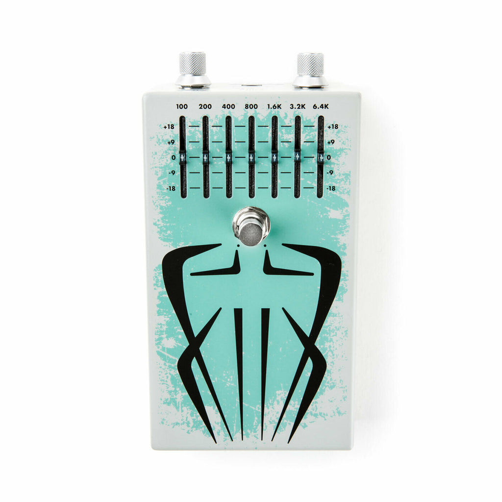 Dunlop BFG07 Siete Santos Octavio Fuzz pedal — 7-band EQ sliders detail