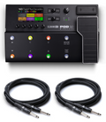 New Line 6 POD Go Wireless amp and effects modeler guitar multi-effects floor processor, black, front view