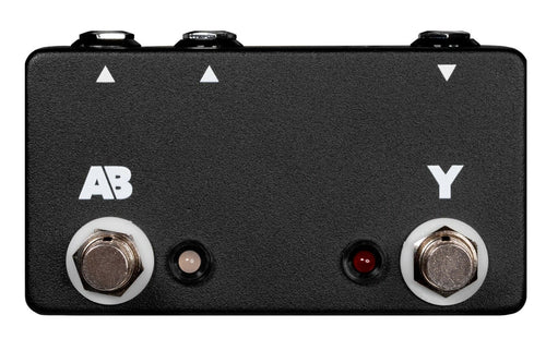 JHS Active ABY switcher guitar pedal — black enclosure