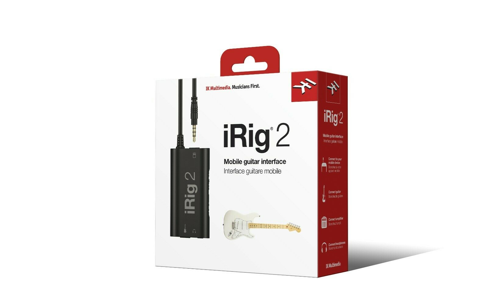 New IK Multimedia iRig 2 Mobile Guitar Interface