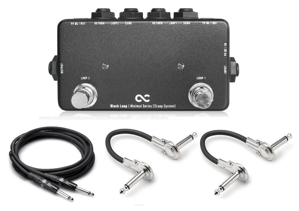 New One Control Minimal Series Black Loop Switch Guitar Effects Pedal