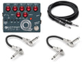 Tech 21 Q-Strip EQ Preamp DI Pedal — dark gray enclosure with 5 knobs, HPF/LPF, XLR and 1/4-inch outputs