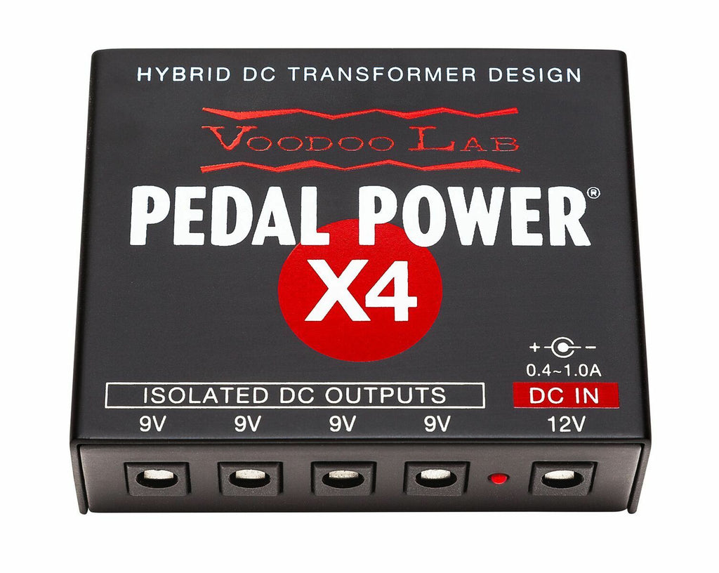 Voodoo Lab Pedal Power X4 — four isolated 9V output ports detail