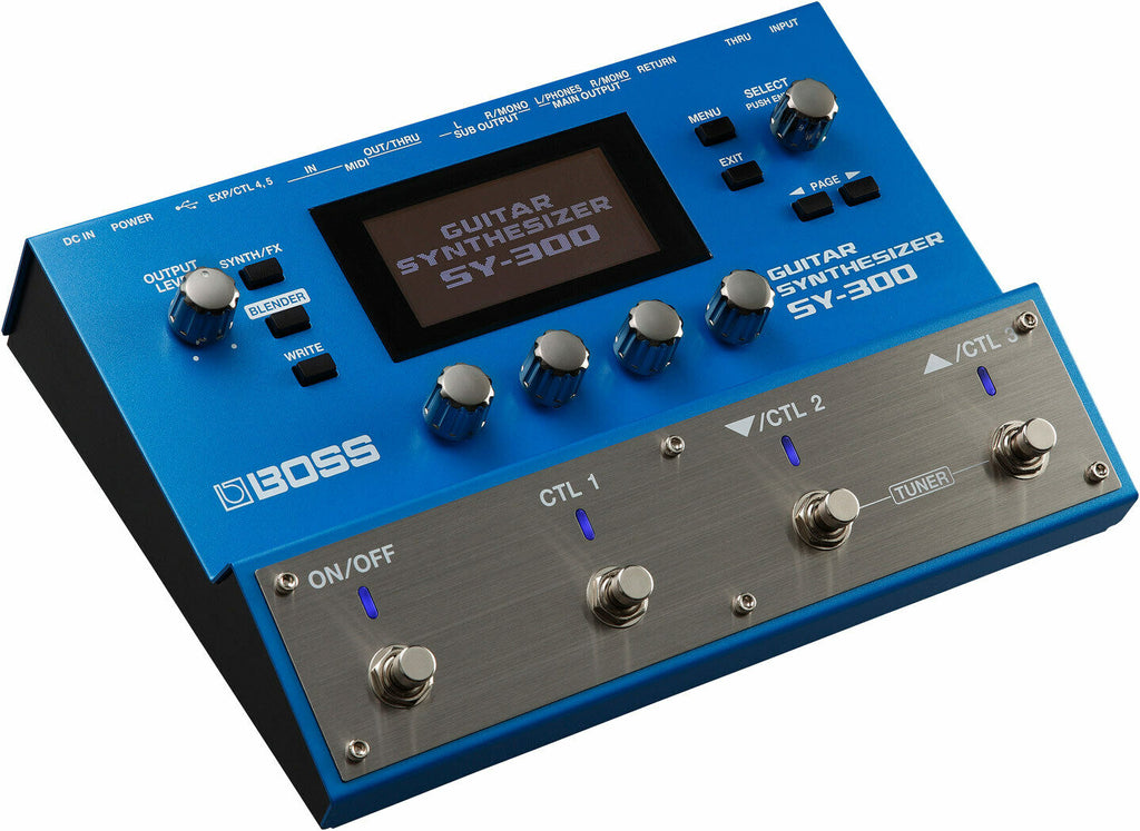 Boss SY-300 guitar synthesizer controls