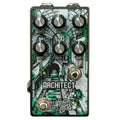 Matthews Effects Architect V3 overdrive pedal — black enclosure with green archway graphic, six knobs
