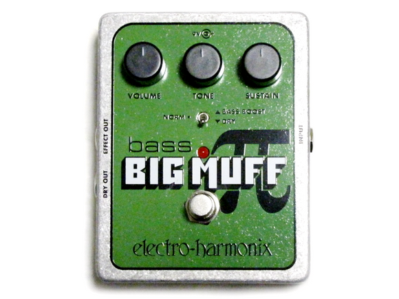 Used Electro-Harmonix EHX Bass Big Muff Pi Distortion Fuzz Pedal