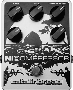 New Catalinbread White Nicompressor Compressor Guitar Effects Pedal