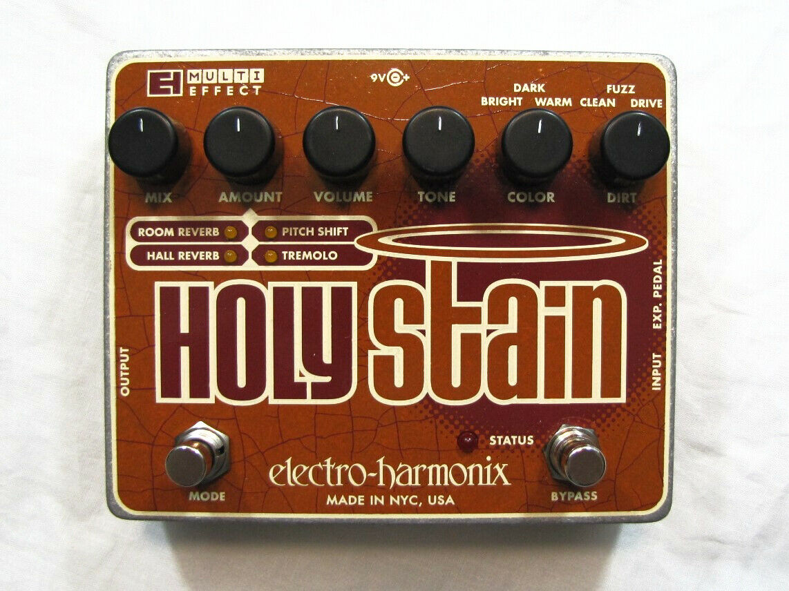 Used Electro-Harmonix EHX Holy Stain Distortion/Reverb/Pitch Pedal