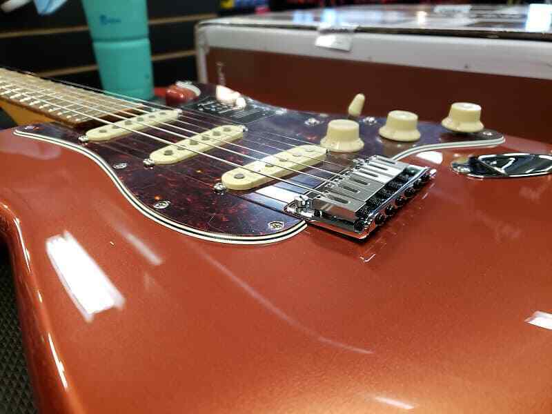 Fender Player Plus Stratocaster electric guitar — neck joint and heel
