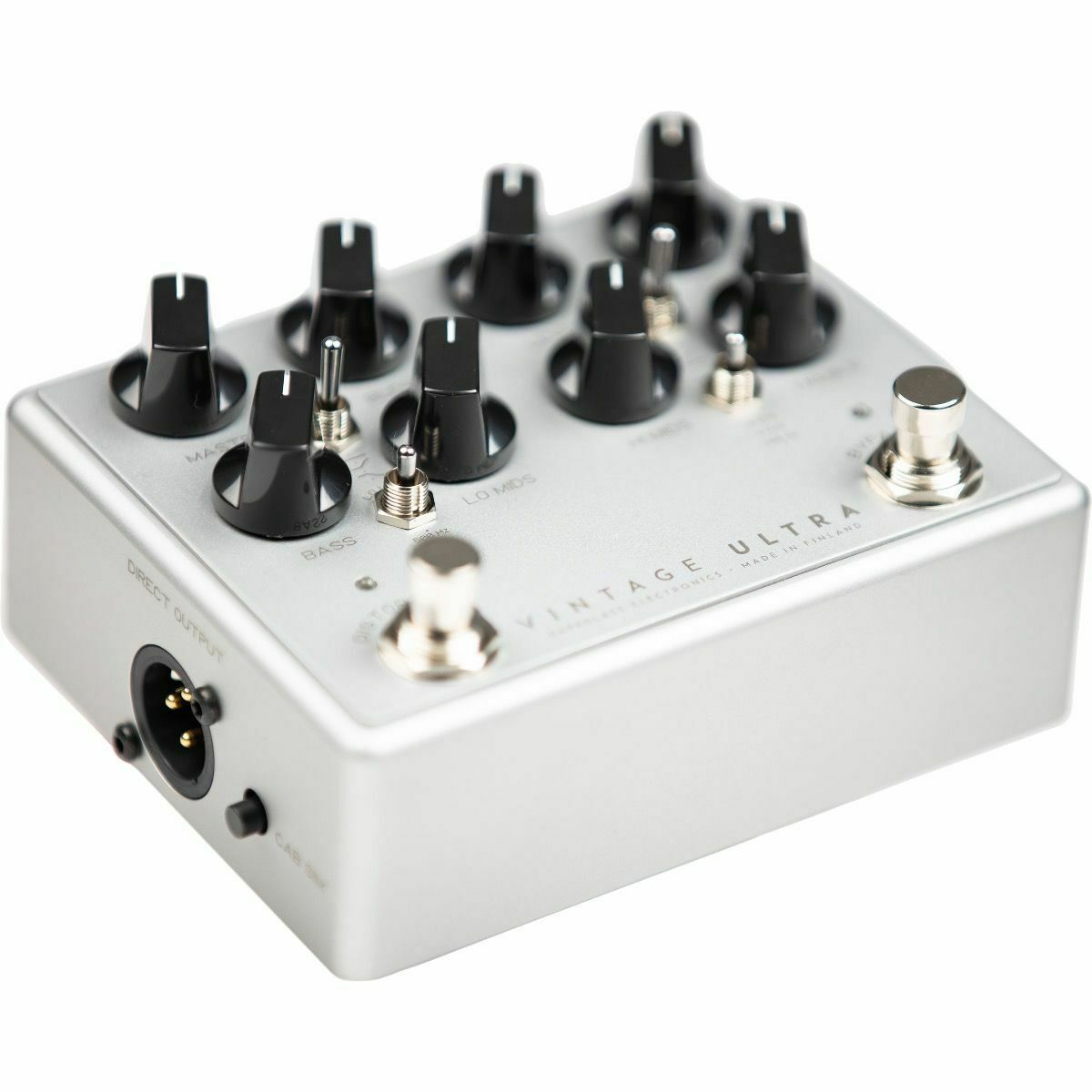 Darkglass Vintage Ultra V2 bass overdrive pedal angled view
