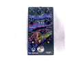 Walrus Audio Polychrome analog flanger pedal — black enclosure with iguana art