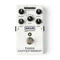 MXR M87 Bass Compressor white pedal with Attack, Release, Ratio knobs and gain LEDs