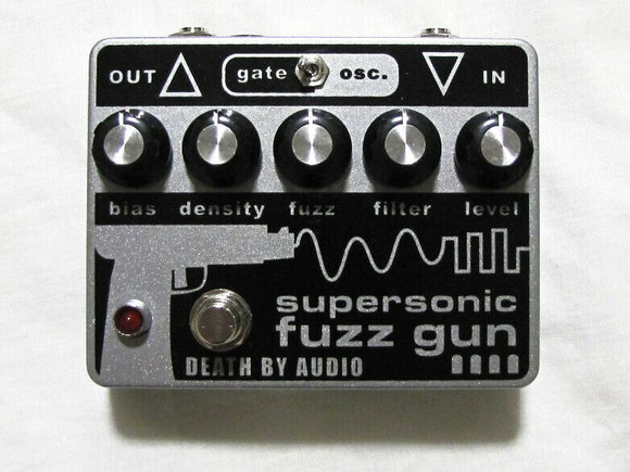 Used Death By Audio Supersonic Fuzz Gun Fuzz Guitar Effects Pedal