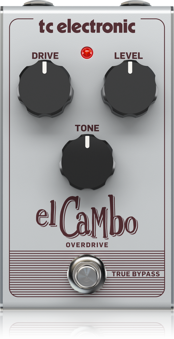New TC Electronic El Cambo Overdrive Guitar Effects Pedal